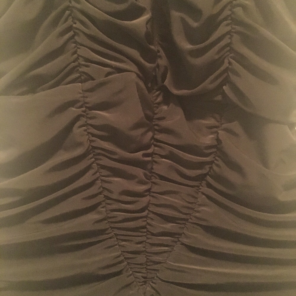 Black Ruched Dress - Picture 3 of 3